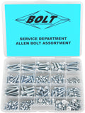 BOLT SVCALLEN Allen Bolt Kit, 352-Piece Service Department Assortment