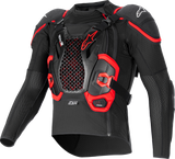 Alpinestars Tech-Air? v2 Off-Road System - Black/Red, Medium (Part #6507123-13F-M)