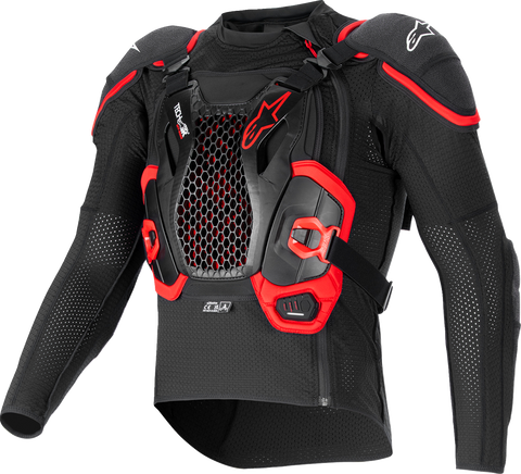 Alpinestars Tech-Air? v2 Off-Road System - Black/Red, Medium (Part #6507123-13F-M)