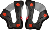 THOR Reflex Sport Cheek Pads Gray/Black, 2XL, Part Number 0134-3998