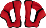 THOR Reflex Sport Cheek Pads Red/Black 2XL Replacement Set 0134-4004
