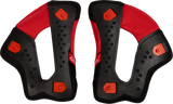 THOR Reflex Sport Cheek Pads Red/Black 2XL Replacement Set 0134-4004