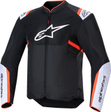 Alpinestars T-SPS Air v2 Motorcycle Jacket, Black/White/Red Fluo, X-Large, Part 3301025-1231-XL