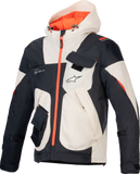 Alpinestars Mogress Air Motorcycle Jacket Black/Almond/Hot Orange, Large - Part 3301625-1489-L