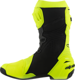 Alpinestars Supertech R Vented Motorcycle Boots Fluorescent Yellow/Black US 12.5, EU 48 - Model 2220121, Part 2220121-551-48