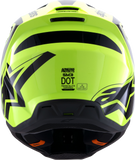 Alpinestars SM3 Heat Motocross Helmet, Gloss Yellow Fluo/Black, Large, Part 8301026-5011-L