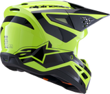 Alpinestars SM3 Heat Motocross Helmet, Gloss Yellow Fluo/Black, Large, Part 8301026-5011-L