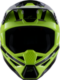 Alpinestars SM3 Heat Motocross Helmet, Gloss Yellow Fluo/Black, Large, Part 8301026-5011-L