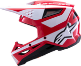 Alpinestars SM3 Heat Motocross Helmet Gloss Red/White/Black XS 8301026-3126-XS