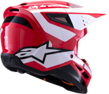 Alpinestars SM3 Heat Motocross Helmet Gloss Red/White/Black XS 8301026-3126-XS