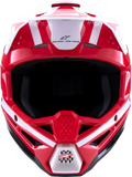 Alpinestars SM3 Heat Motocross Helmet Gloss Red/White/Black XS 8301026-3126-XS