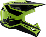 Alpinestars SM3 Heat Motocross Helmet Gloss Yellow Fluo/Black 2XL, Part 8301026-5011-XXL