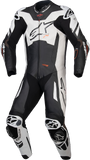 ALPINESTARS GP Plus v4 Sprint 1-Piece Leather Suit - Black/Red Fluo/White - US 48 / EU 58 3150225-1231-58