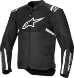 Alpinestars T-SPS Air v2 Motorcycle Jacket, Black/White, Large, Part Number 3301025-12-L
