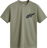 Alpinestars Attrition Performance T-Shirt, Light Green/Black, XL, Part Number 1215-73400-61-XL