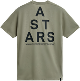Alpinestars Attrition Performance T-Shirt, Light Green/Black, XL, Part Number 1215-73400-61-XL