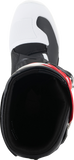 Alpinestars Youth Tech 3S Motorcycle Boots White/Black/Red, US 6, EU 39, Part Number 2014024-2030-6