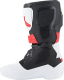 Alpinestars Youth Tech 3S Motorcycle Boots White/Black/Red, US 6, EU 39, Part Number 2014024-2030-6