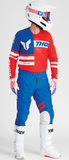 THOR Launchmode Patriot Motorcycle Pants, Red/White/Blue, US 34, Part Number 2901-11990