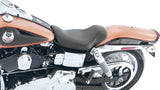 Mustang Motorcycle 06-17 Harley Dyna Tripper Solo Seat - Black, Model 76580