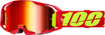 100% ARmatic Goggle - Red - Red Mirror Lens 50060-00005