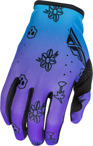 Fly Racing Lite Outline Gloves Purple/Blue/Black - Part #379-715S