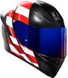AGV K1 S Helmet with US Flag Design - Red, White & Blue, XS - Part 2118394003-068-XS