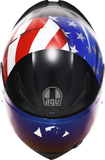 AGV K1 S Helmet with US Flag Design - Red, White & Blue, XS - Part 2118394003-068-XS