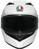 AGV K3 Motorcycle Helmet Mono White Medium – Part Number 2118381004-022-M