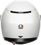 AGV K3 Motorcycle Helmet Mono White Medium – Part Number 2118381004-022-M