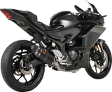 AKRAPOVIC Racing Line Exhaust System for Yamaha R3 & MT-03 - Carbon Fiber - Part S-Y3R3-APC