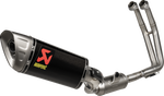 AKRAPOVIC Racing Line Exhaust System for Suzuki GSX-8S & GSX-8R - Carbon Fiber, Part S-S8R2-EEC