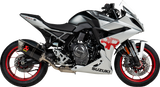 AKRAPOVIC Racing Line Exhaust System for Suzuki GSX-8S & GSX-8R - Carbon Fiber, Part S-S8R2-EEC