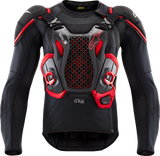 Alpinestars Tech-Air® v2 Off-Road System – Black/Red, Small (Part #6507123-13F-S)