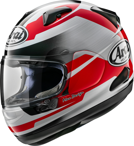 ARAI Helmets Quantum-X Steel Helmet with VAS-MV Shield * Red, Large (Part #0101-18119)