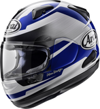 ARAI Helmets Quantum-X Steel Helmet with VAS-Max Vision Shield and Pinlock MaxVision - Blue, Medium (Part Number 0101-18124)