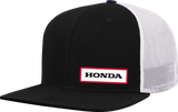 Honda Apparel Honda Wing Trucker Hat, Black and White, LEM25-H48