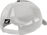 Honda Apparel Honda Trucker Hat, Gray and White, LEM25-H47