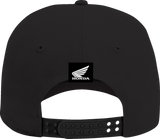 Honda Apparel Honda World Champ Hat, Black, High 5-Panel Snapback, LEM25-H49