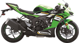 STOMPGRIP Icon Black Tank Grips for Kawasaki Ninja 2009–2025, Part 55-14-0037B