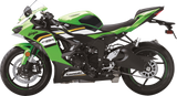STOMPGRIP Icon Black Tank Grips for Kawasaki Ninja 2009–2025, Part 55-14-0037B