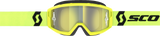 SCOTT Primal Yellow and Black Goggle with Yellow Chrome WORKS Lens, Model 2785971017289