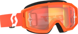 SCOTT Primal Orange/White Goggle with Orange Chrome WORKS Lens, Model 2785971362280