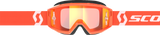 SCOTT Primal Orange/White Goggle with Orange Chrome WORKS Lens, Model 2785971362280