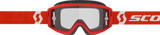 SCOTT Primal Goggle Red/White with Clear WORKS Lens, Model 2785981005113