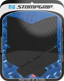 STOMPGRIP Icon Black Tank Grips for Suzuki GS 2017–2025, Part Number 55-14-0143B