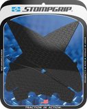 STOMPGRIP Icon Black Tank Grips for Yamaha YZF, Part Number 55-14-0145B