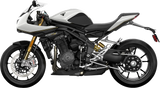 STOMPGRIP Icon Black Tank Grips for Triumph Speed Triple 2021–2025, Part 55-14-0183-1B