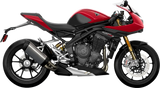 STOMPGRIP Icon Black Tank Grips for Triumph Speed Triple 2021–2025, Part 55-14-0183-1B