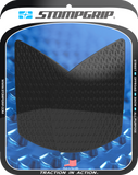 STOMPGRIP Icon Tank Grips, Black, for 2023–2025 Triumph Street, Part Number 55-14-0199B